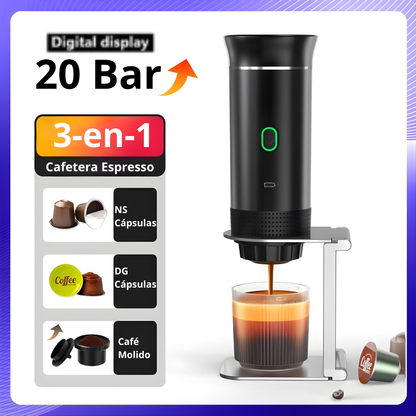 Cafetera eléctrica portátil inalámbrica