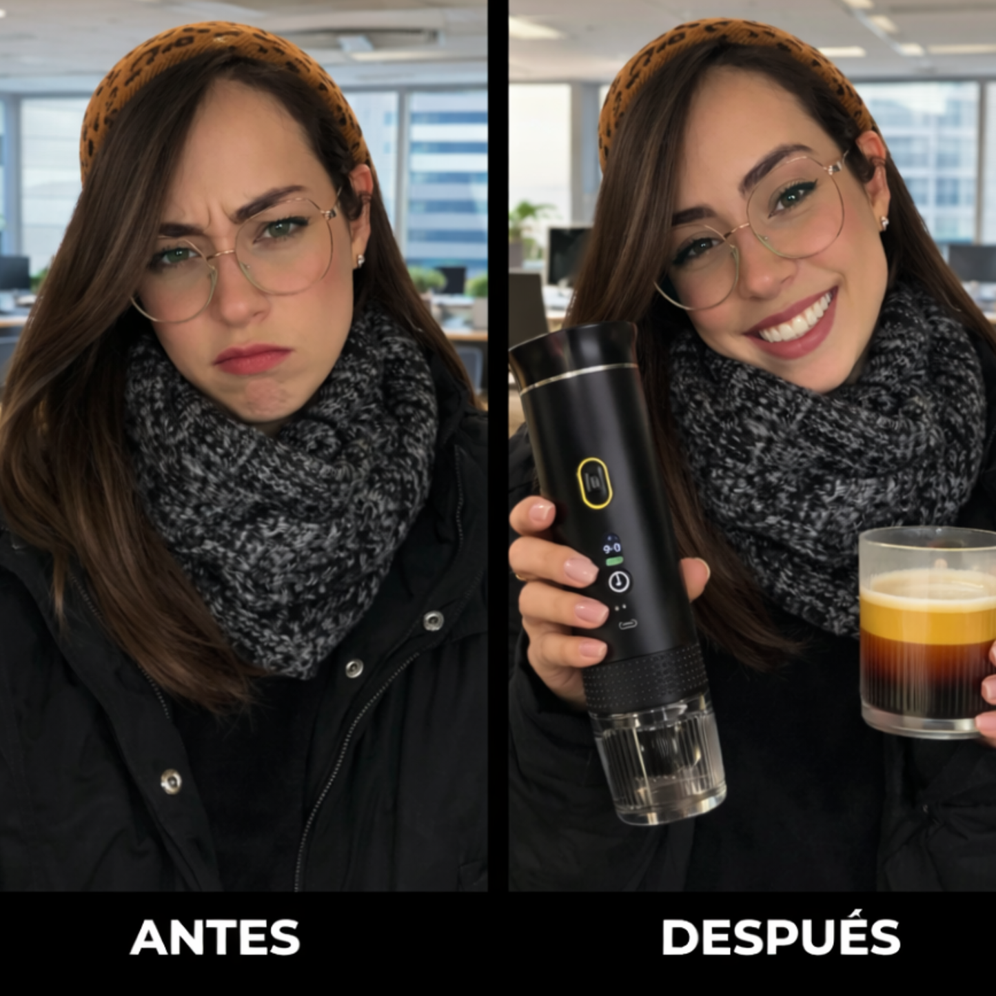 Cafetera eléctrica portátil inalámbrica